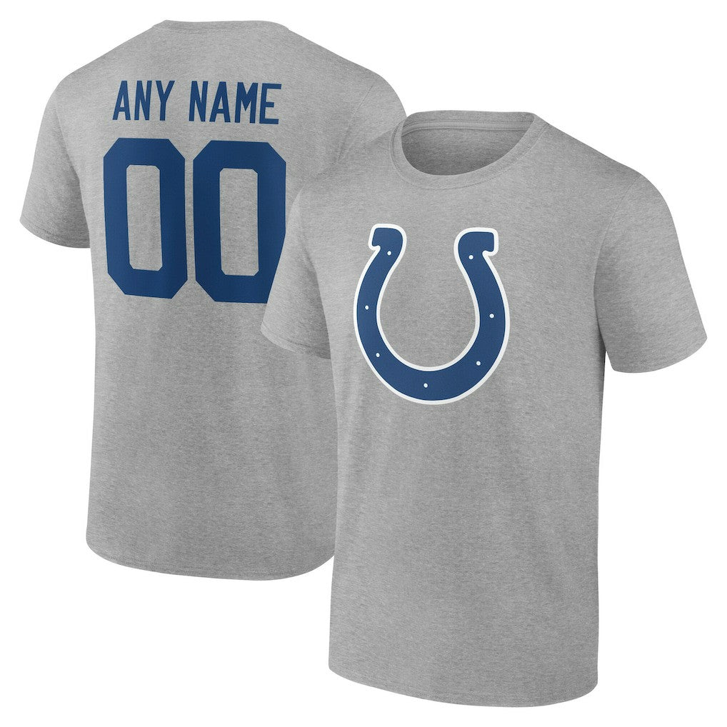 NFL Indianapolis Colts Team Authentic Personalized Name & Number T-Shirt