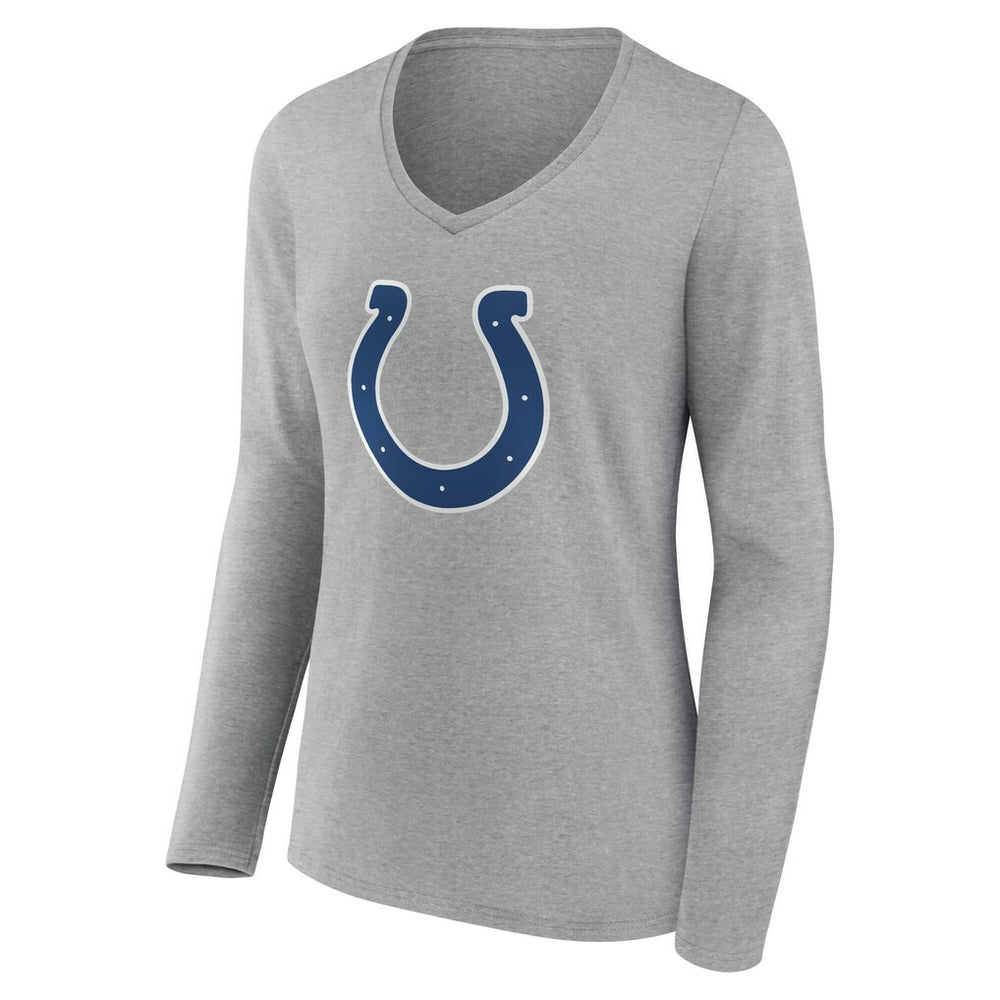 NFL Indianapolis Colts Women's Team Authentic Personalized Name & Number Long Sleeve V-Neck T-Shirt