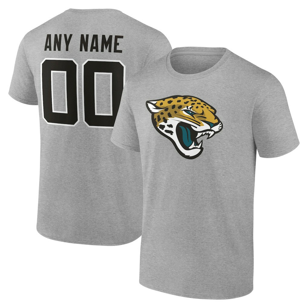 NFL Jacksonville Jaguars Team Authentic Personalized Name & Number T-Shirt