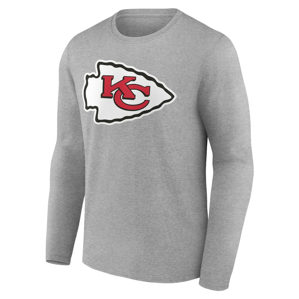 NFL Kansas City Chiefs Team Authentic Personalized Name & Number Long Sleeve T-Shirt