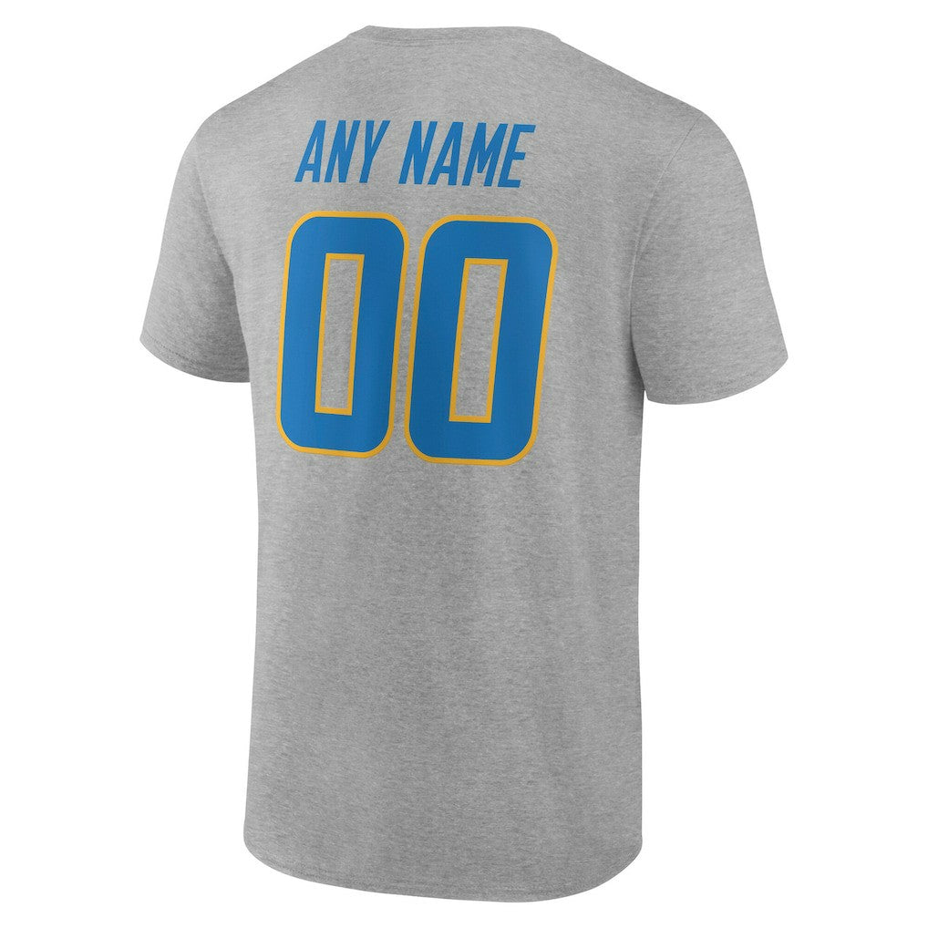 NFL Los Angeles Chargers Team Authentic Personalized Name & Number T-Shirt