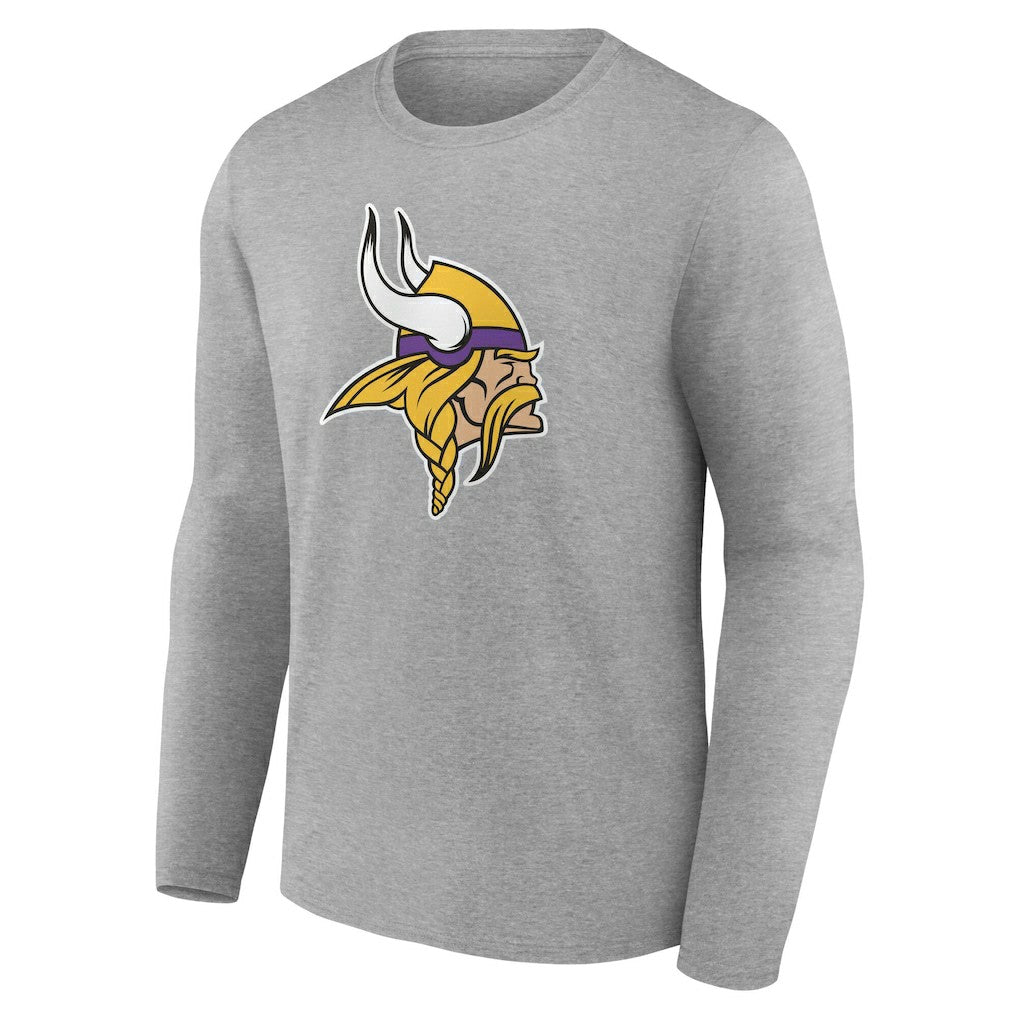 NFL Minnesota Vikings Team Authentic Personalized Name & Number Long Sleeve T-Shirt