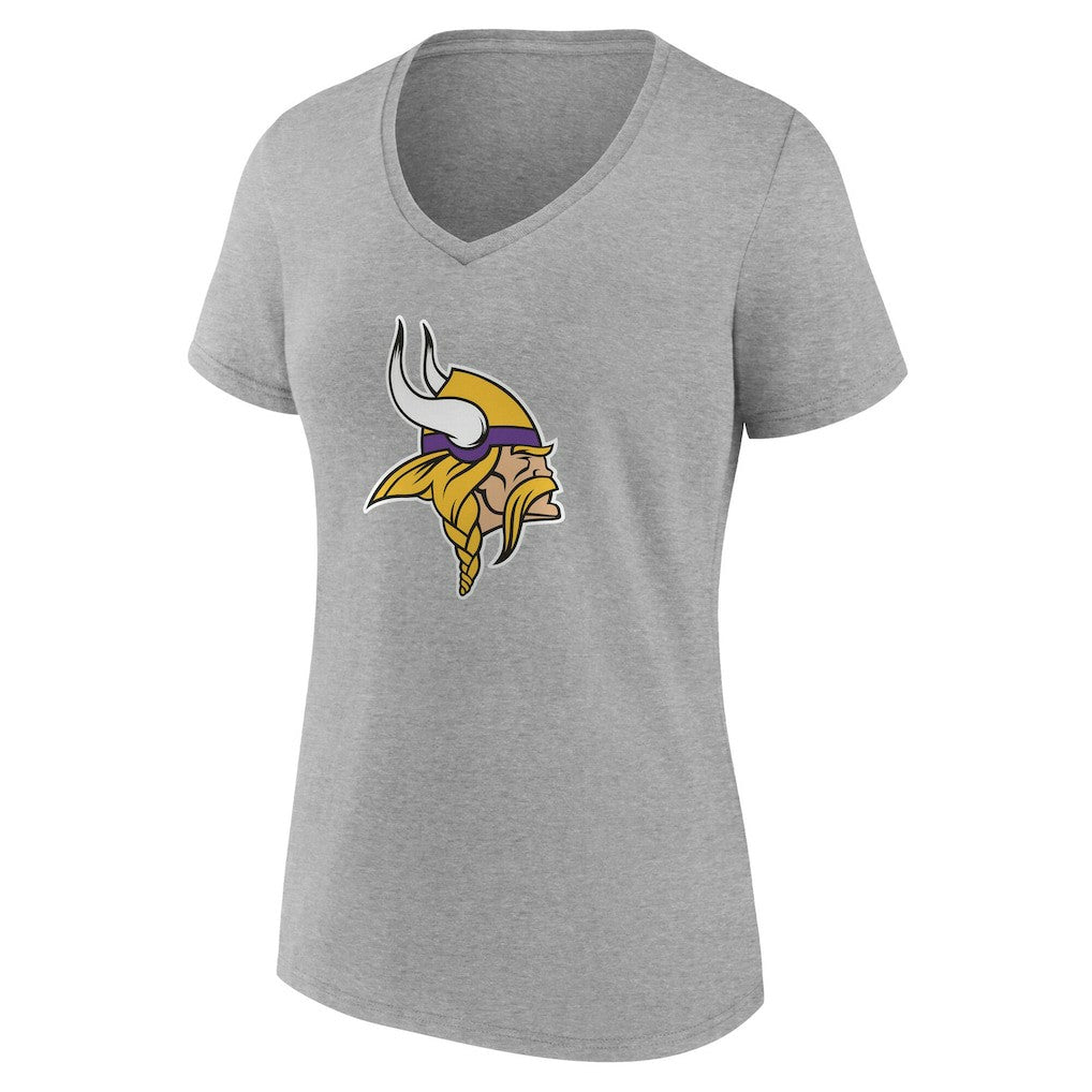 NFL Minnesota Vikings Women's Team Authentic Personalized Name & Number V-Neck T-Shirt
