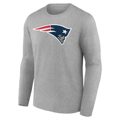 NFL New England Patriots Team Authentic Personalized Name & Number Long Sleeve T-Shirt