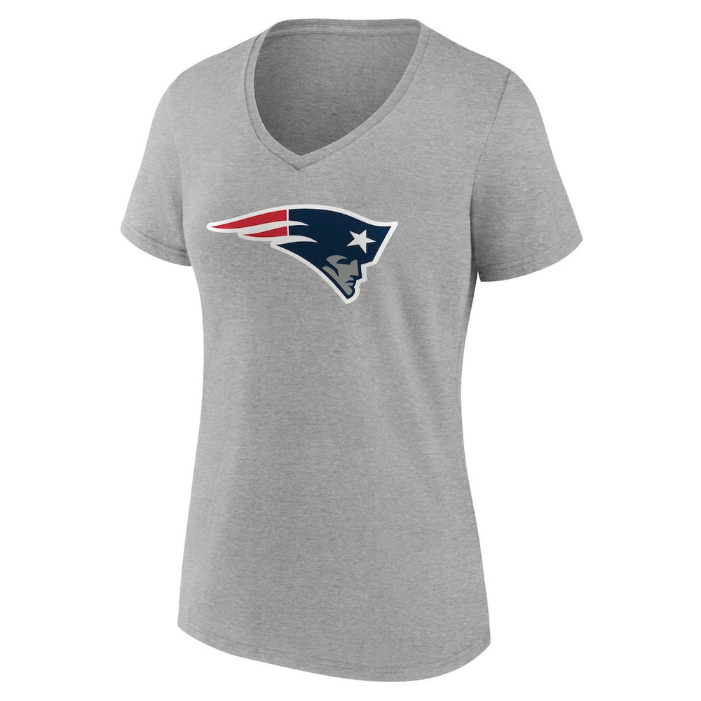 NFL New England Patriots Women's Team Authentic Personalized Name & Number V-Neck T-Shirt