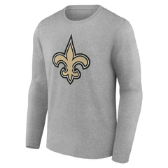 NFL New Orleans Saints Team Authentic Personalized Name & Number Long Sleeve T-Shirt