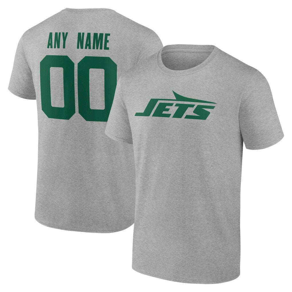 NFL New York Jets Team Authentic Personalized Name & Number T-Shirt