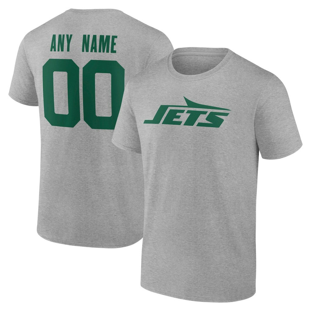 NFL New York Jets Team Authentic Personalized Name & Number T-Shirt