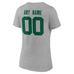NFL New York Jets Women's Team Authentic Personalized Name & Number V-Neck T-Shirt