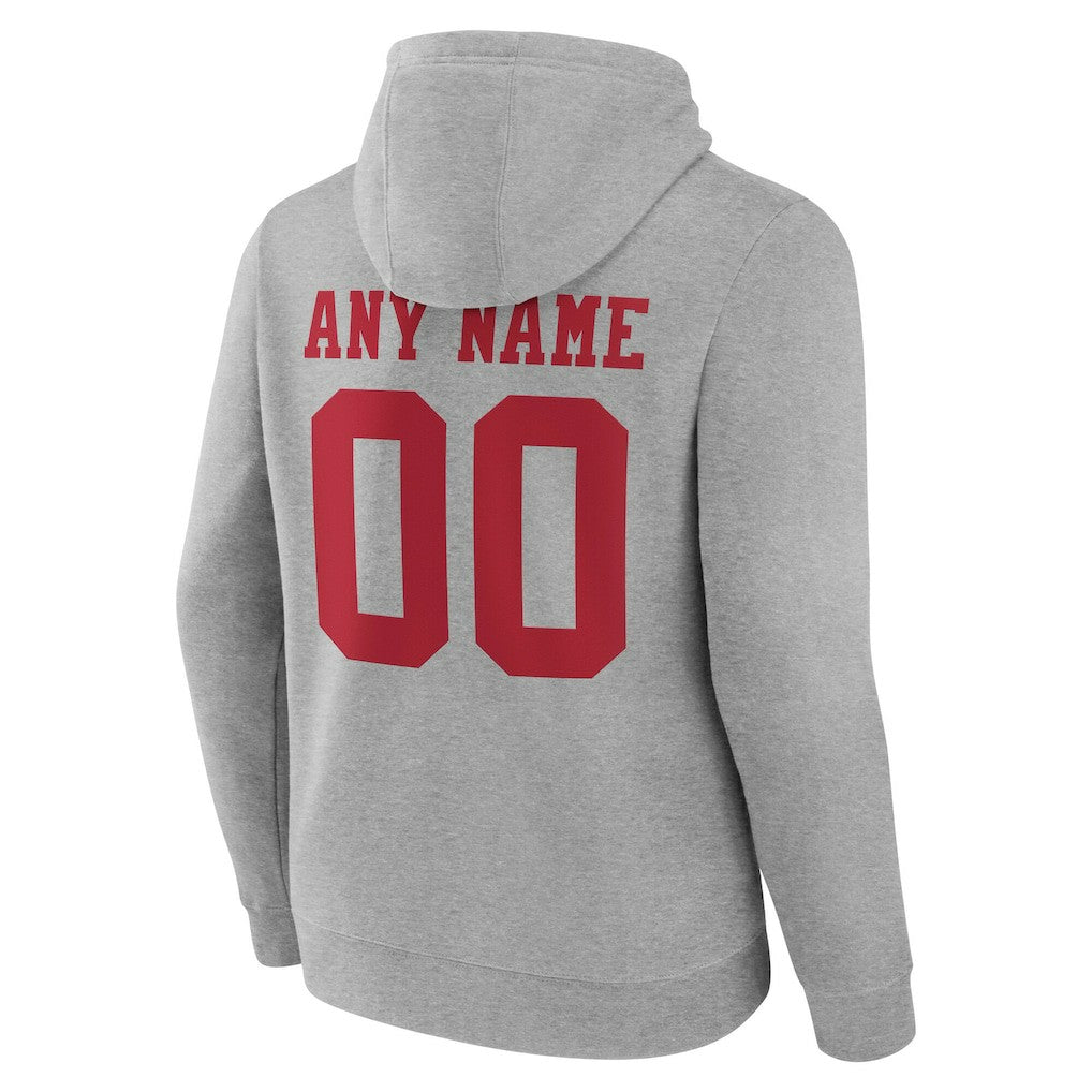NFL San Francisco 49ers Team Authentic Personalized Name & Number Hoodie
