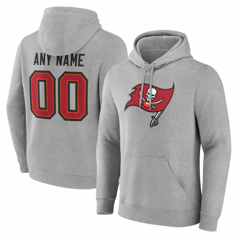 NFL Tampa Bay Buccaneers Team Authentic Personalized Name & Number Hoodie