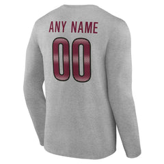 NFL Washington Commanders Team Authentic Personalized Name & Number Long Sleeve T-Shirt