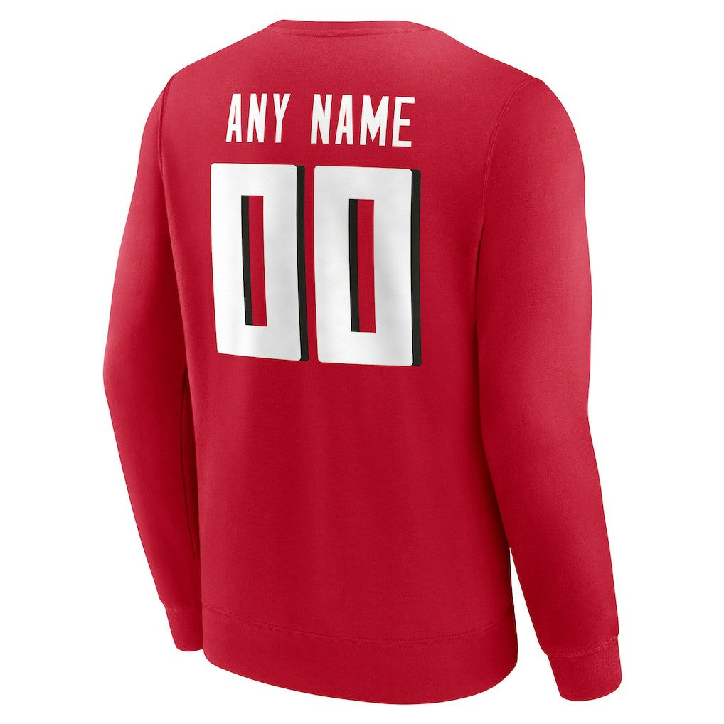 NFL Atlanta Falcons Team Authentic Personalized Name & Number Sweatshirt