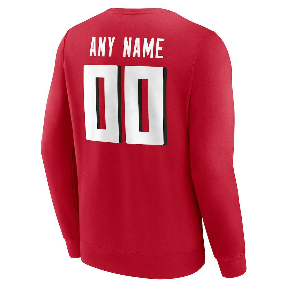 NFL Atlanta Falcons Team Authentic Personalized Name & Number Sweatshirt
