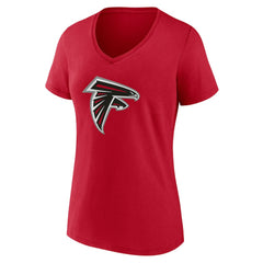 NFL Atlanta Falcons Women's Team Authentic Personalized Name & Number V-Neck T-Shirt