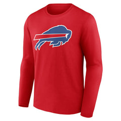 NFL Buffalo Bills Team Authentic Personalized Name & Number Long Sleeve T-Shirt