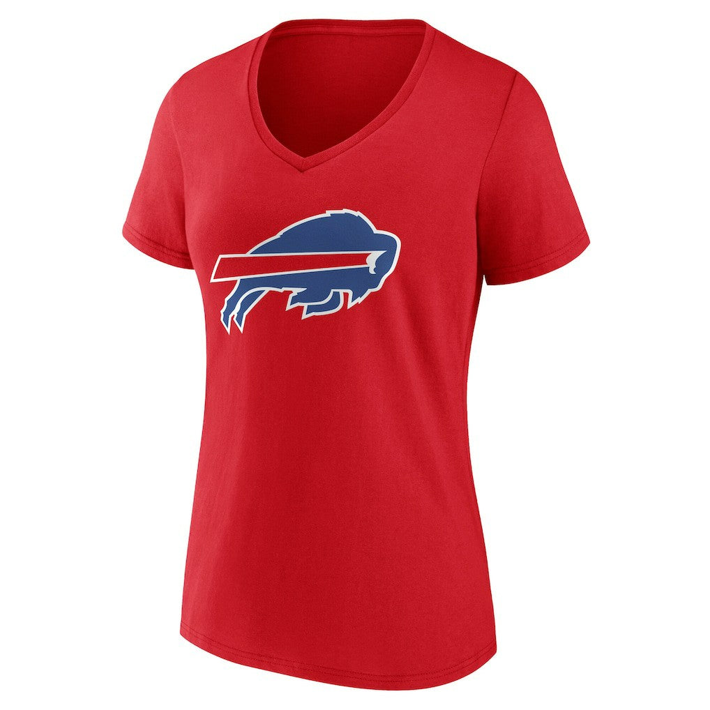 NFL Buffalo Bills Women's Team Authentic Personalized Name & Number V-Neck T-Shirt