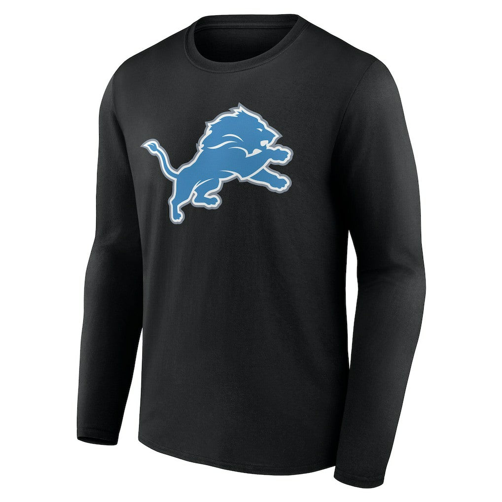 NFL Detroit Lions Team Authentic Personalized Name & Number Long Sleeve T-Shirt