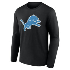 NFL Detroit Lions Team Authentic Personalized Name & Number Long Sleeve T-Shirt