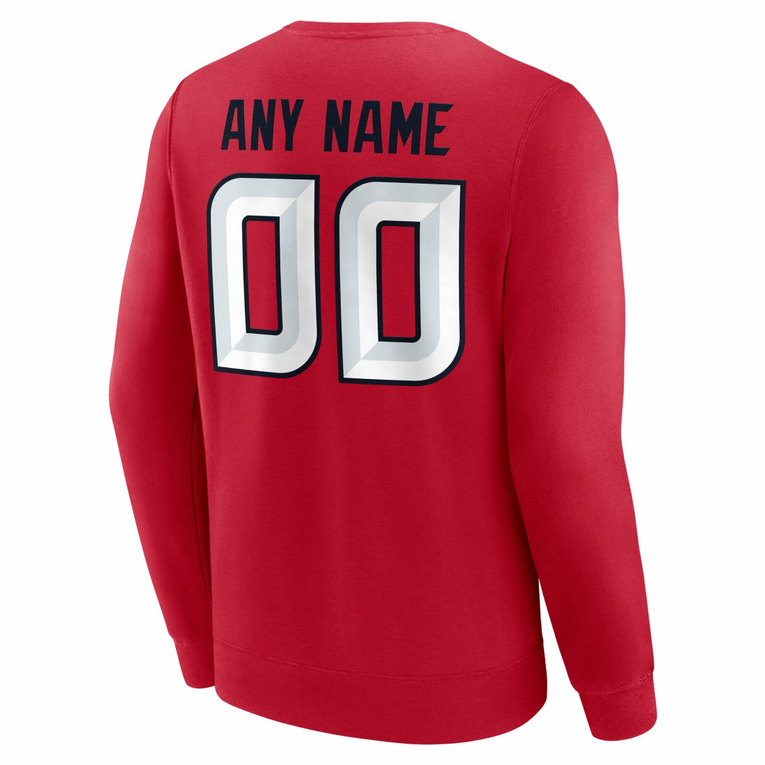 NFL Houston Texans Team Authentic Personalized Name & Number Sweatshirt