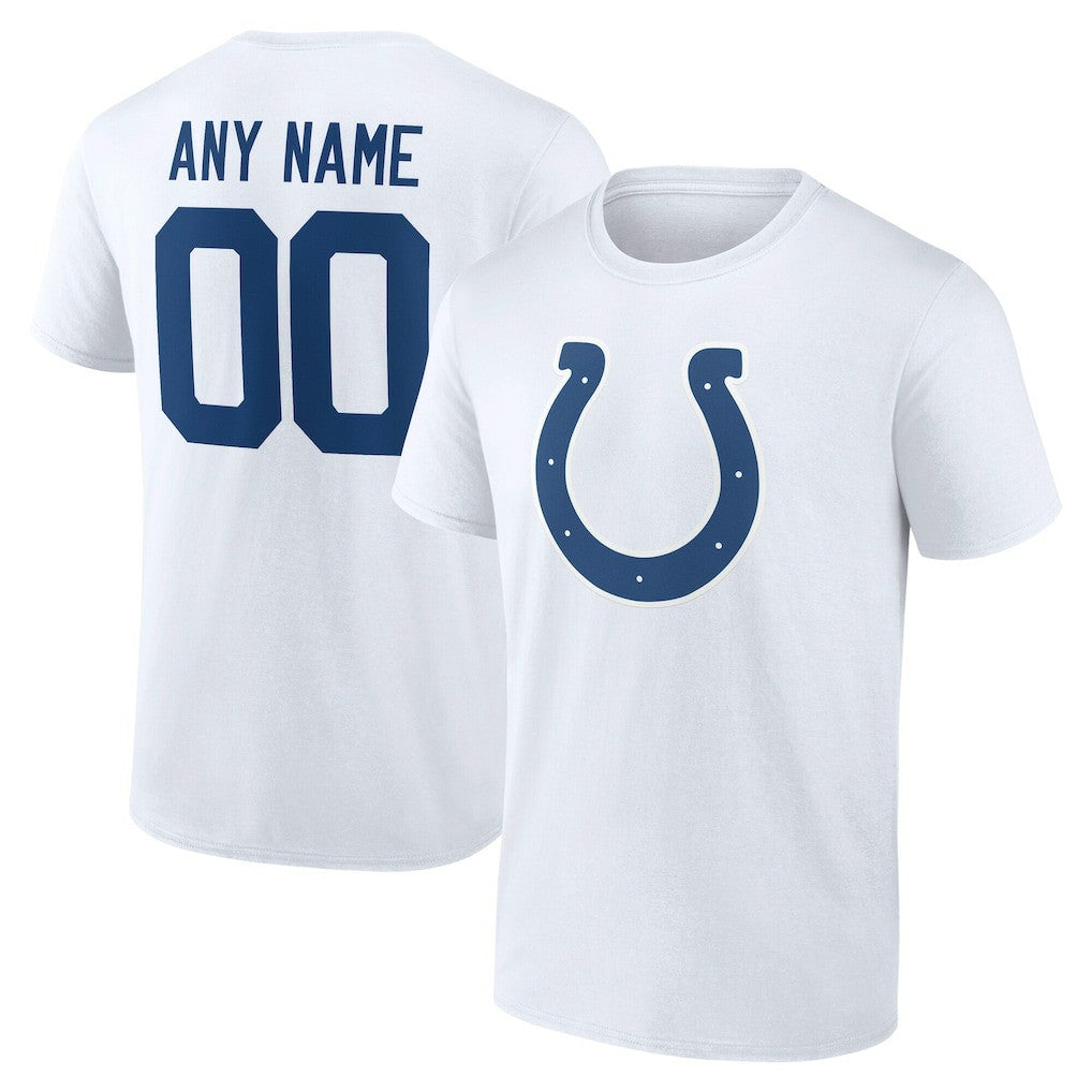 NFL Indianapolis Colts Team Authentic Personalized Name & Number T-Shirt