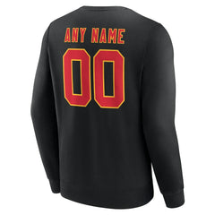 NFL Kansas City Chiefs Team Authentic Personalized Name & Number Sweatshirt