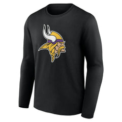 NFL Minnesota Vikings Team Authentic Personalized Name & Number Long Sleeve T-Shirt