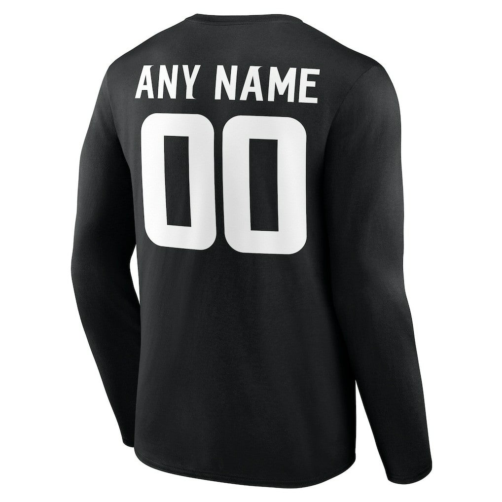 NFL Minnesota Vikings Team Authentic Personalized Name & Number Long Sleeve T-Shirt