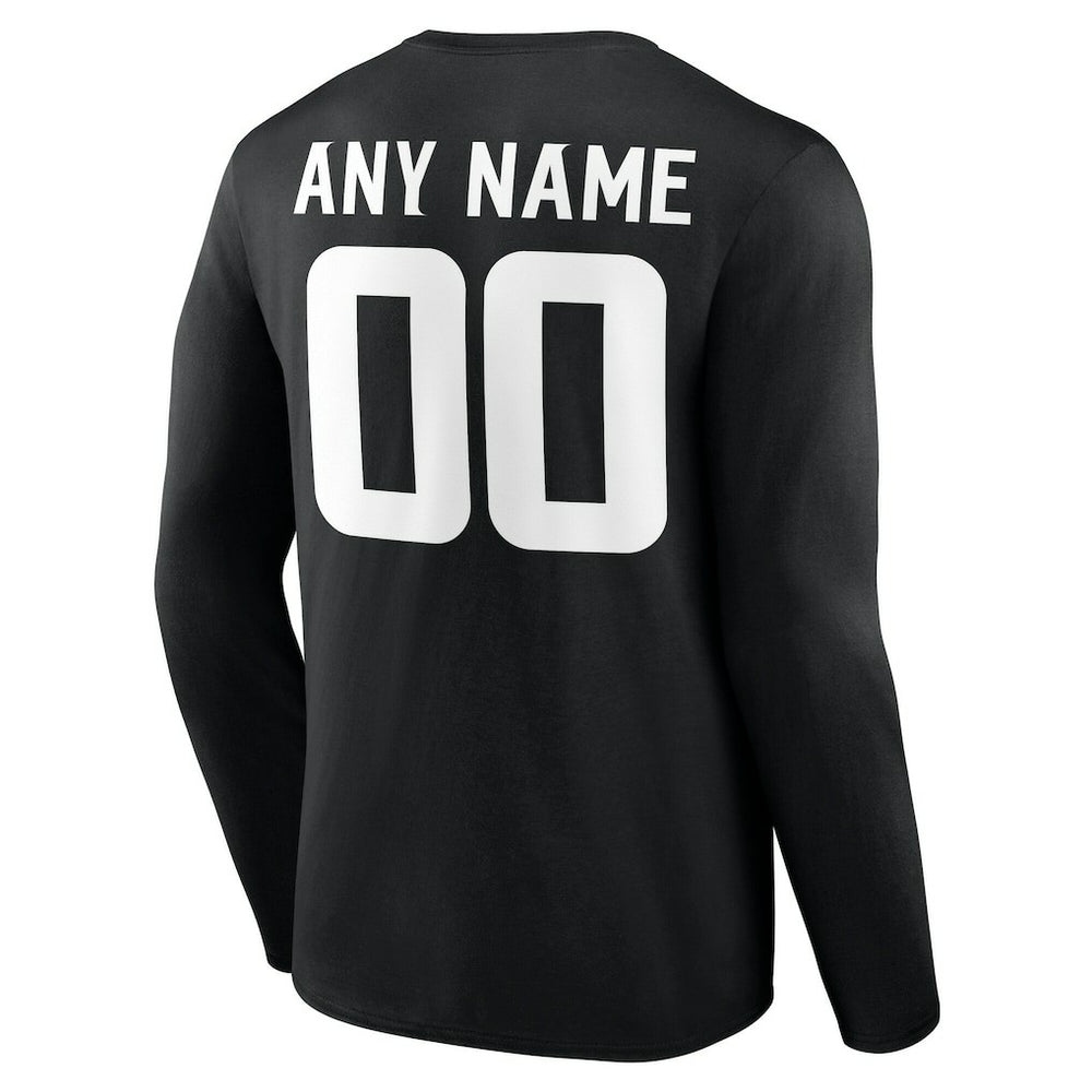NFL Minnesota Vikings Team Authentic Personalized Name & Number Long Sleeve T-Shirt