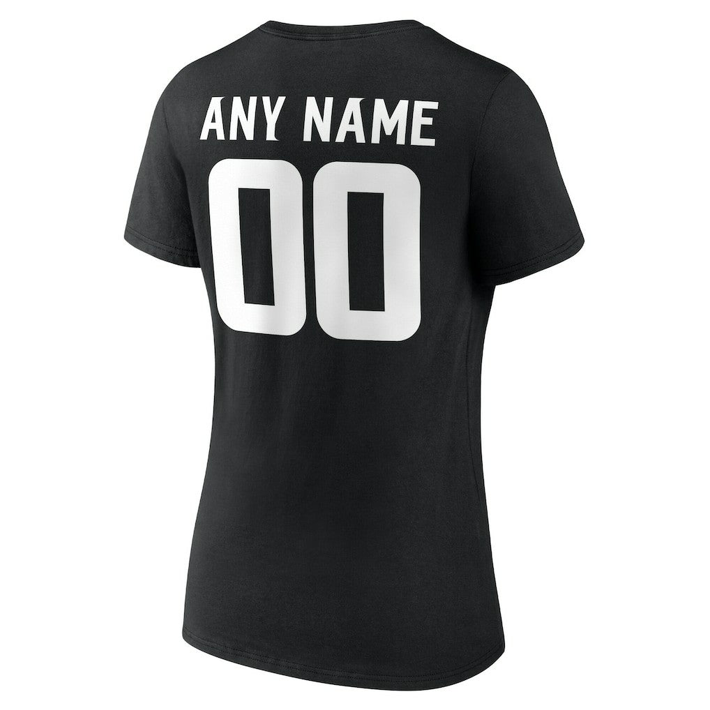 NFL Minnesota Vikings Women's Team Authentic Personalized Name & Number V-Neck T-Shirt