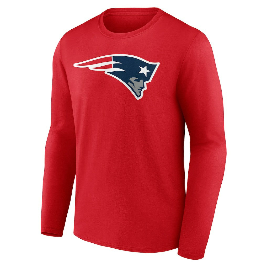 NFL New England Patriots Team Authentic Personalized Name & Number Long Sleeve T-Shirt