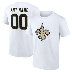 NFL New Orleans Saints Team Authentic Personalized Name & Number T-Shirt