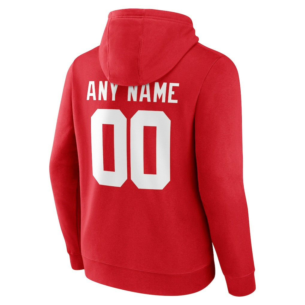NFL New York Giants Team Authentic Personalized Name & Number Hoodie