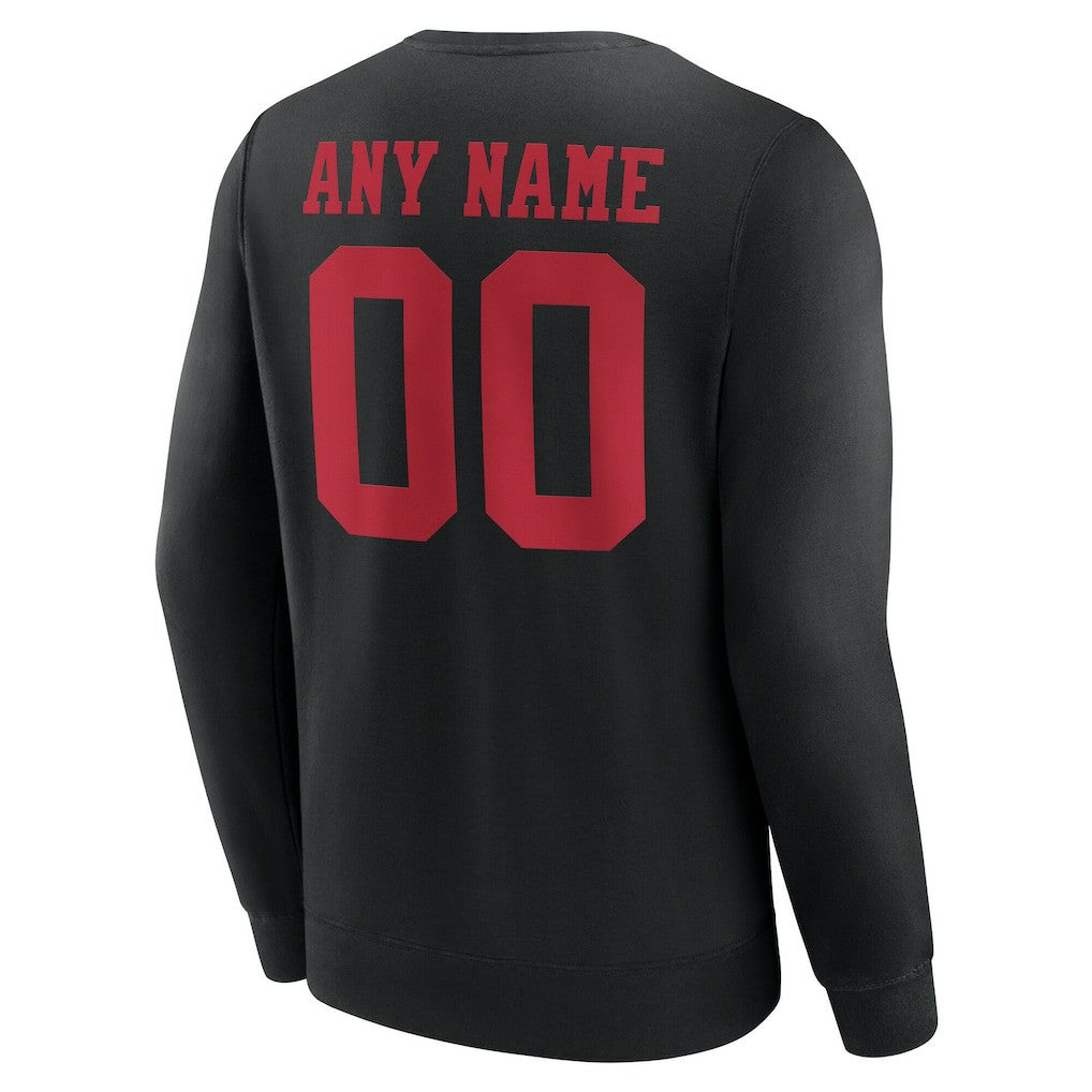 NFL San Francisco 49ers Team Authentic Personalized Name & Number Sweatshirt