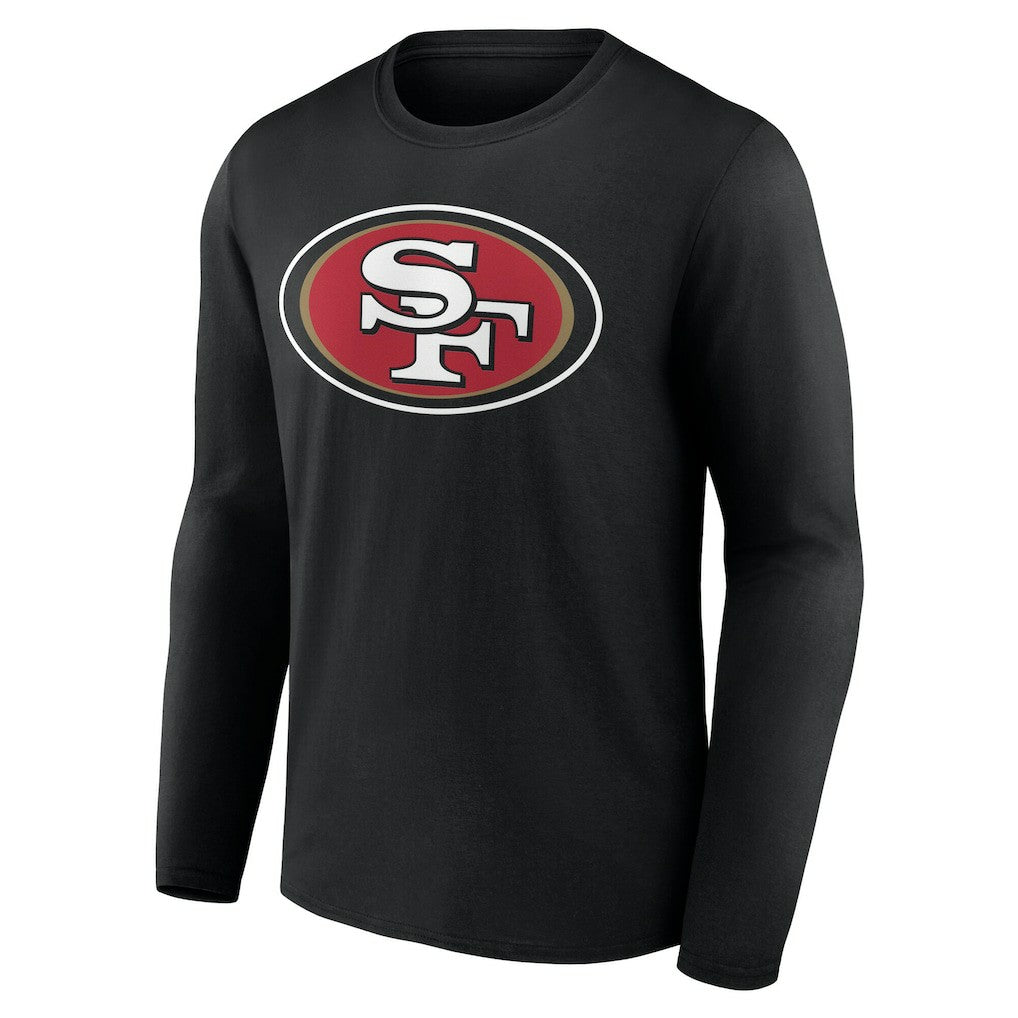 NFL San Francisco 49ers Team Authentic Personalized Name & Number Long Sleeve T-Shirt