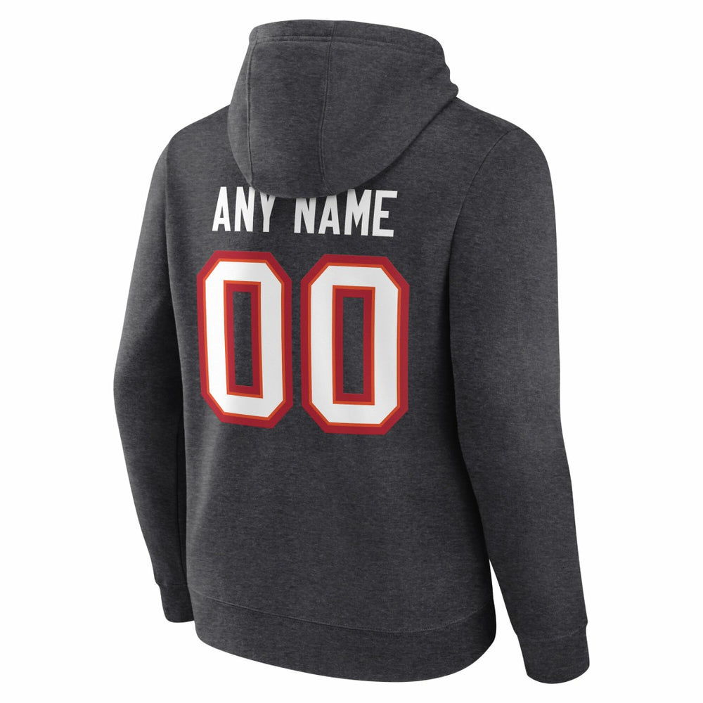 NFL Tampa Bay Buccaneers Team Authentic Personalized Name & Number Hoodie