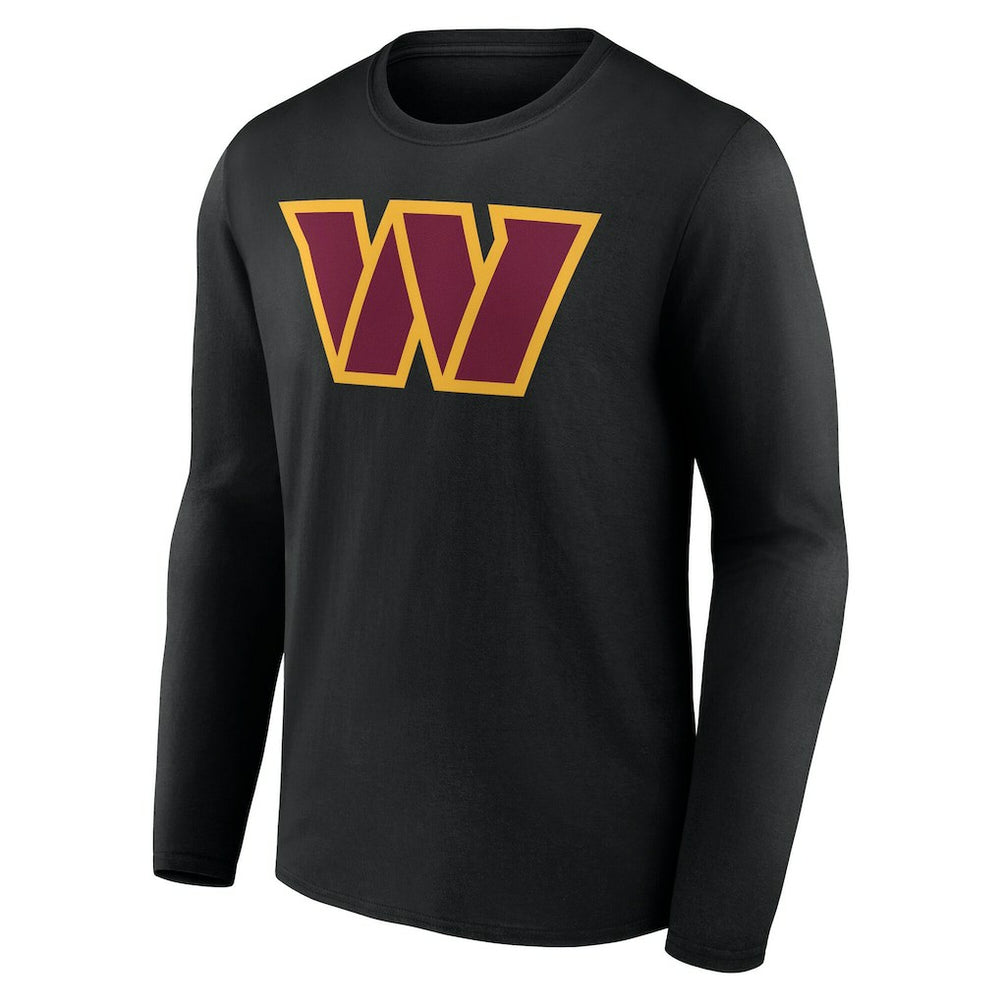 NFL Washington Commanders Team Authentic Personalized Name & Number Long Sleeve T-Shirt