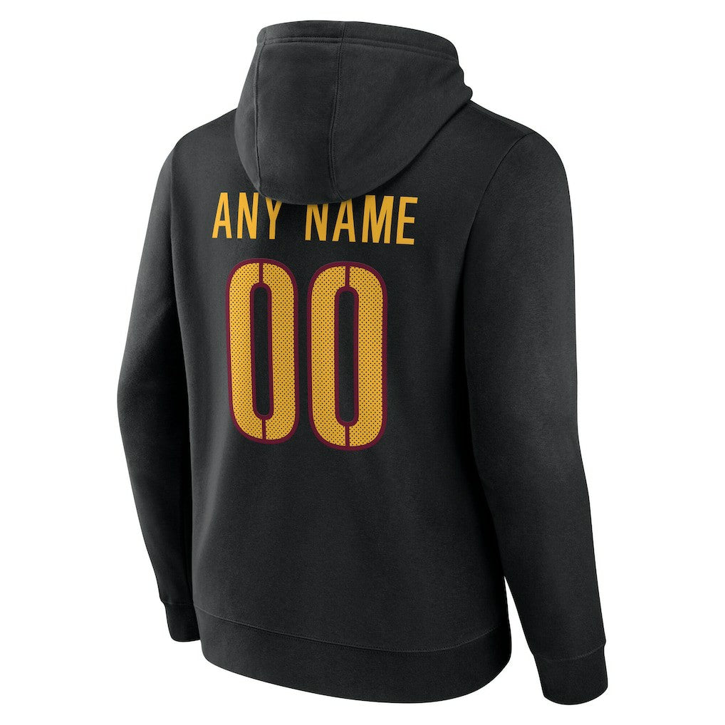 NFL Washington Commanders Team Authentic Personalized Name & Number Hoodie