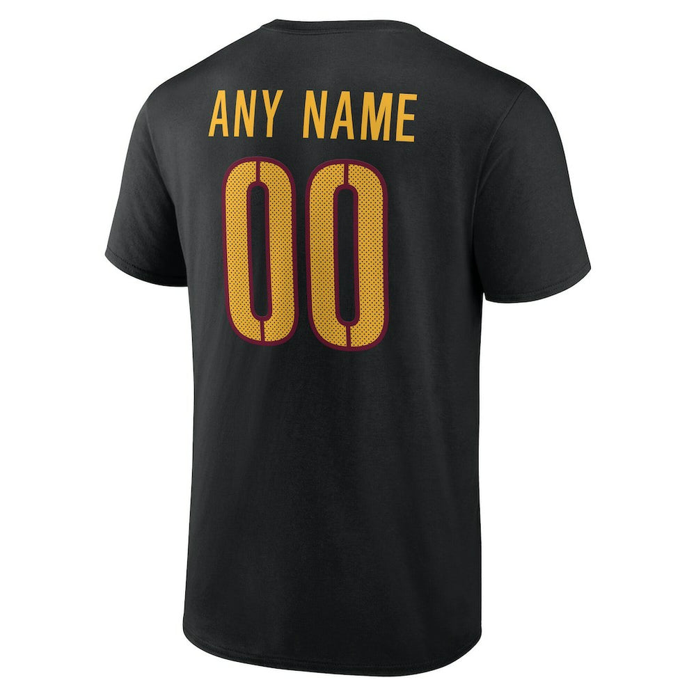 NFL Washington Commanders Team Authentic Personalized Name & Number T-Shirt