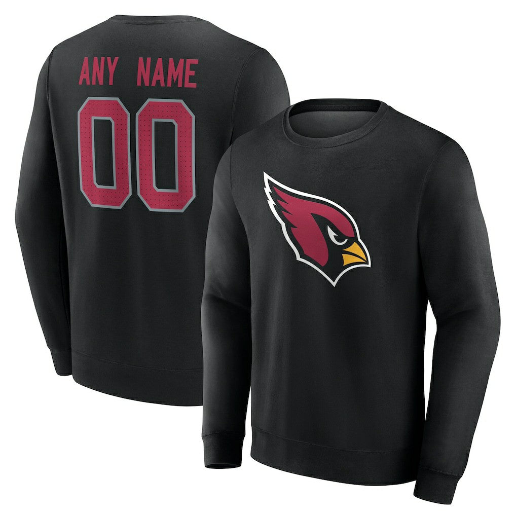 NFL Arizona Cardinals Team Authentic Personalized Name & Number Sweatshirt