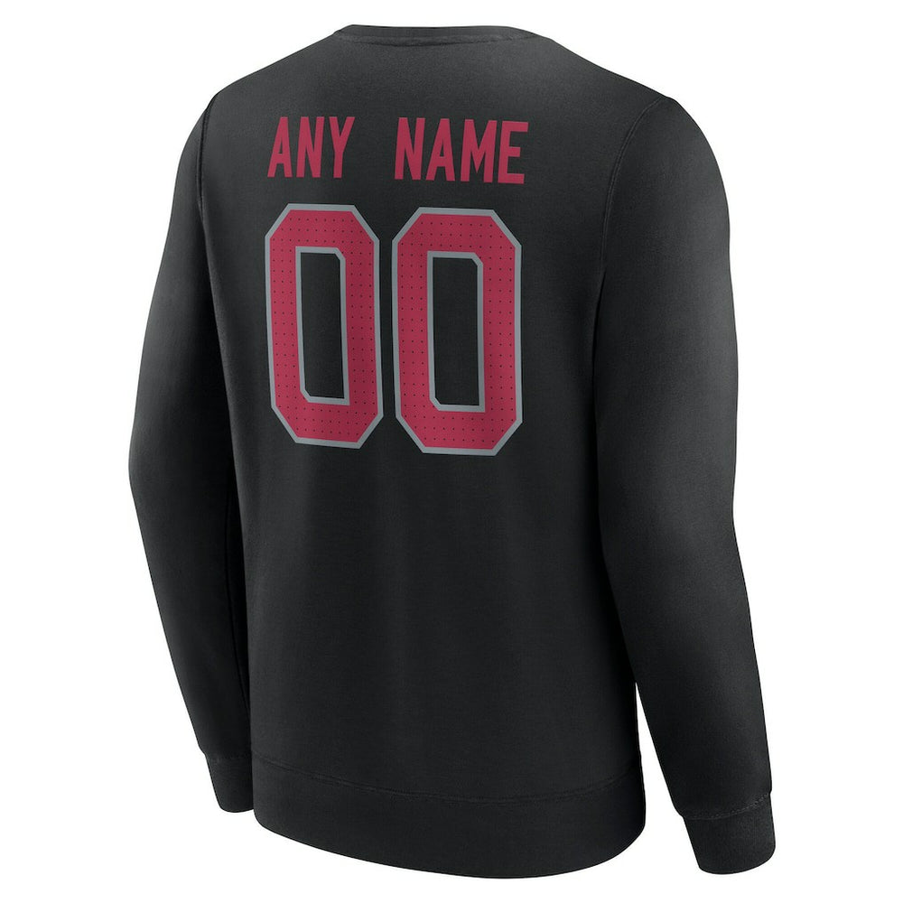 NFL Arizona Cardinals Team Authentic Personalized Name & Number Sweatshirt