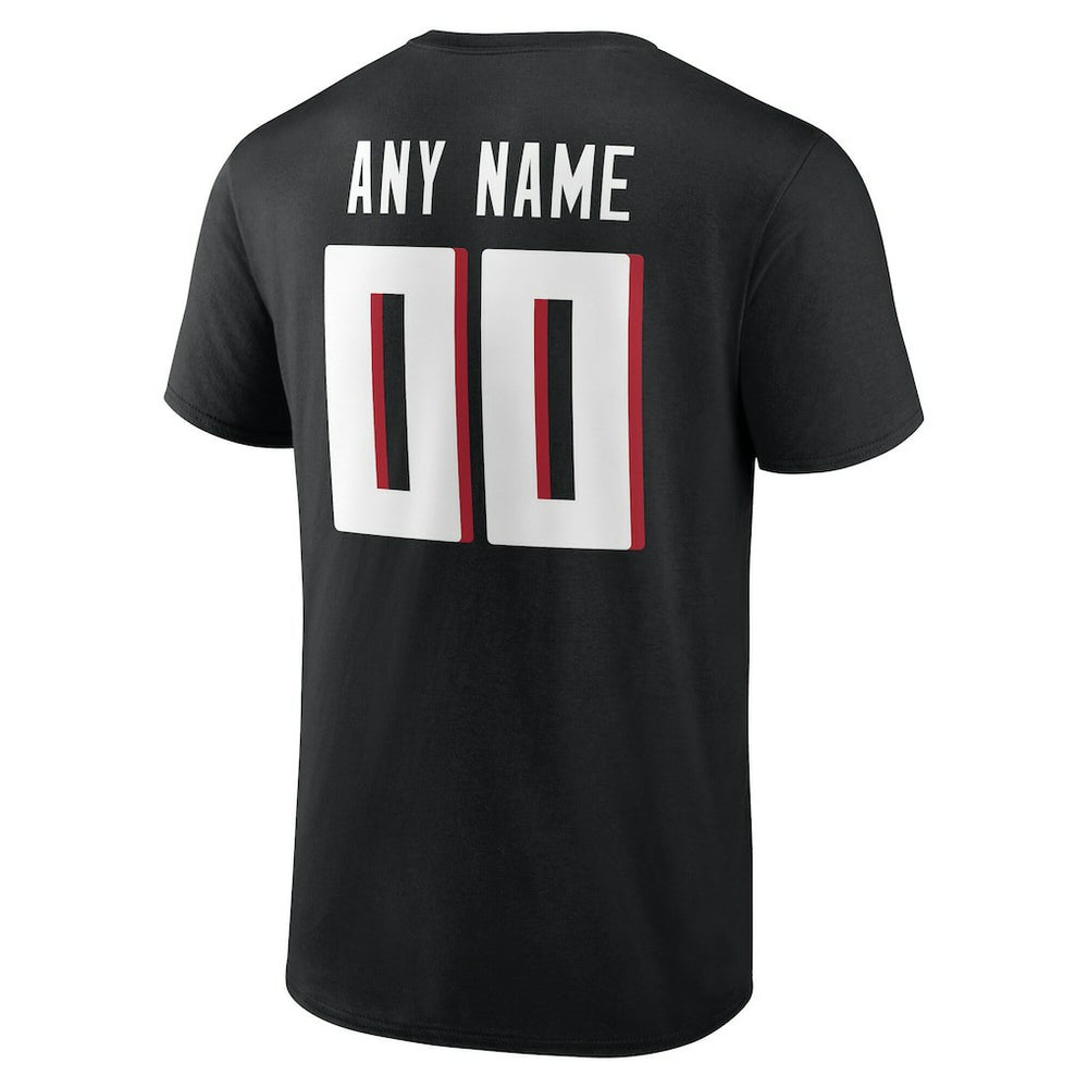 NFL Atlanta Falcons Team Authentic Personalized Name & Number T-Shirt