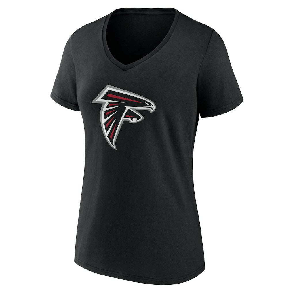 NFL Atlanta Falcons Women's Team Authentic Personalized Name & Number V-Neck T-Shirt