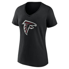 NFL Atlanta Falcons Women's Team Authentic Personalized Name & Number V-Neck T-Shirt