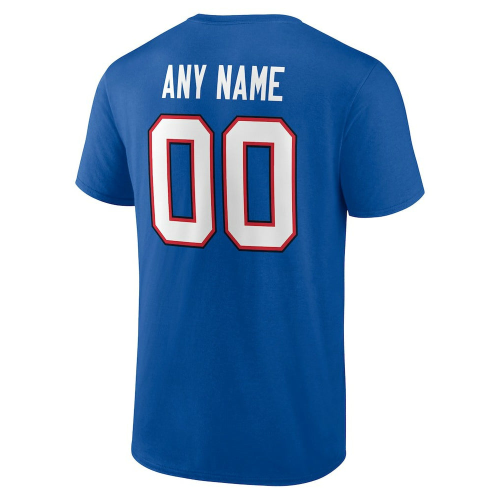 NFL Buffalo Bills Team Authentic Personalized Name & Number T-Shirt