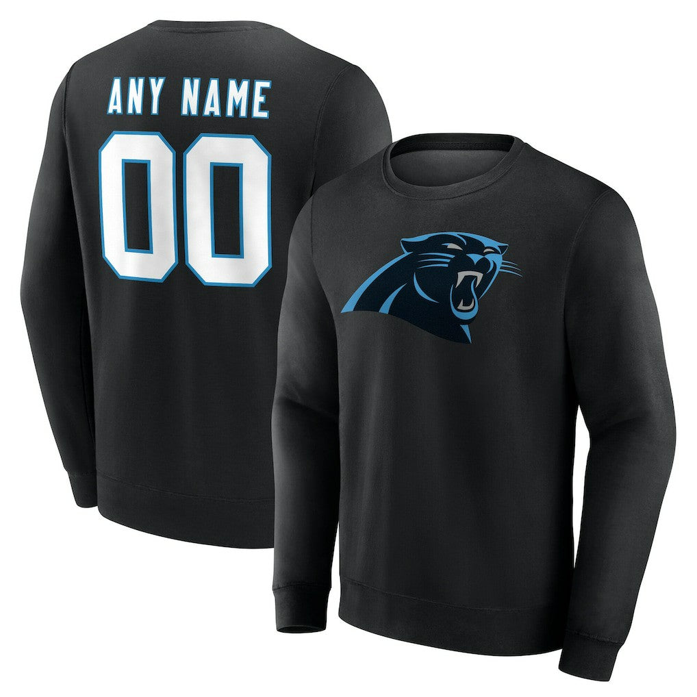 NFL Carolina Panthers Team Authentic Personalized Name & Number Sweatshirt