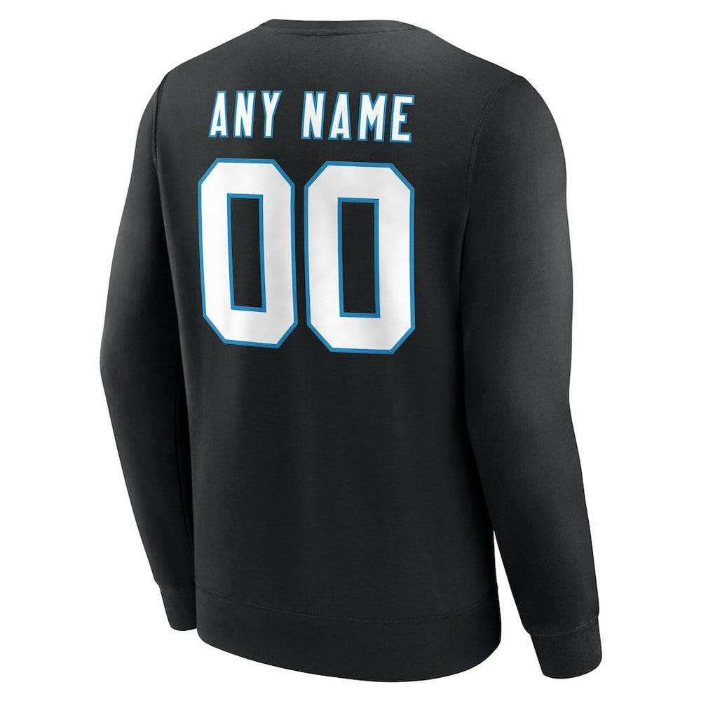 NFL Carolina Panthers Team Authentic Personalized Name & Number Sweatshirt