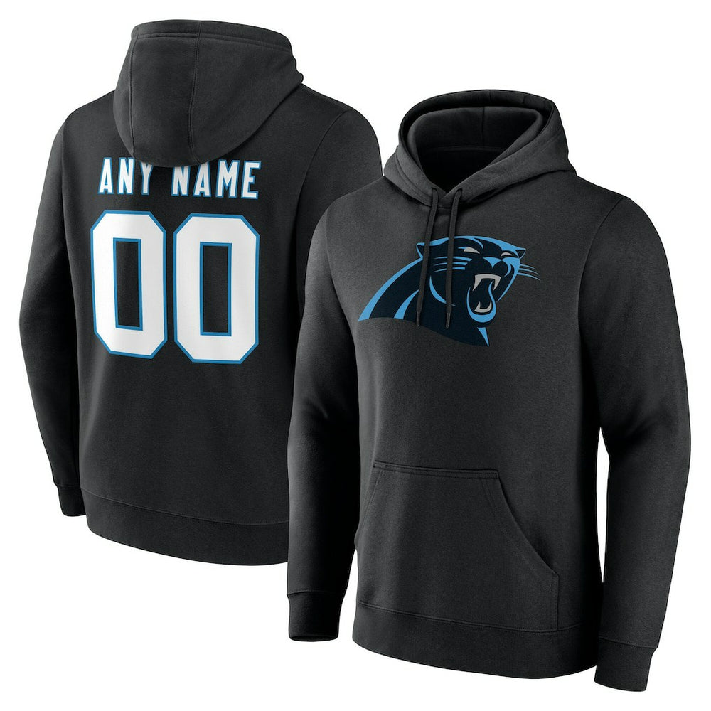 NFL Carolina Panthers Team Authentic Personalized Name & Number Hoodie