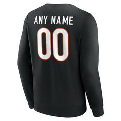 NFL Cincinnati Bengals Team Authentic Personalized Name & Number Sweatshirt