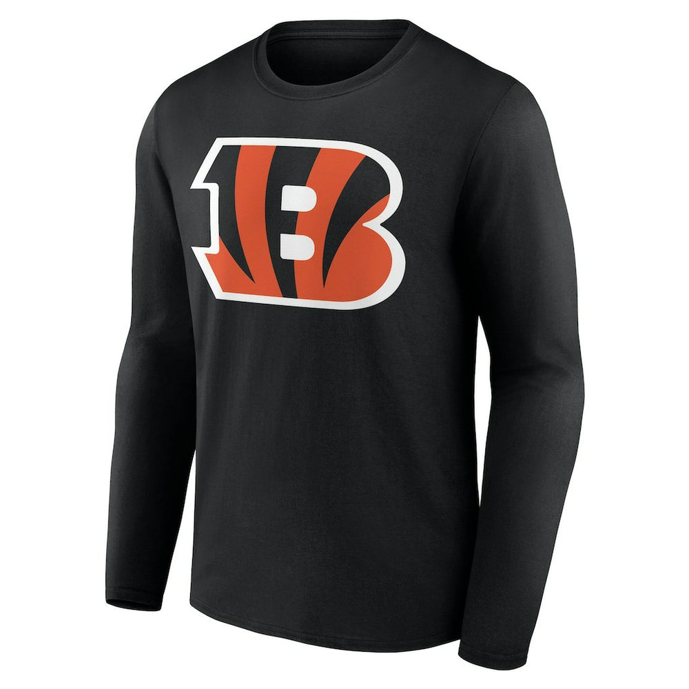 NFL Cincinnati Bengals Team Authentic Personalized Name & Number Long Sleeve T-Shirt